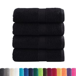 RĘCZNICZKI PREMIUM SOLUND 4 SZT. CZARNE 30X50CM 600 G/CM²