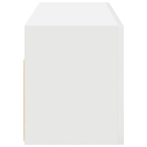 WISZĄCA SZAFKA ŁAZIENKOWA BIAŁA 80X25X30CM