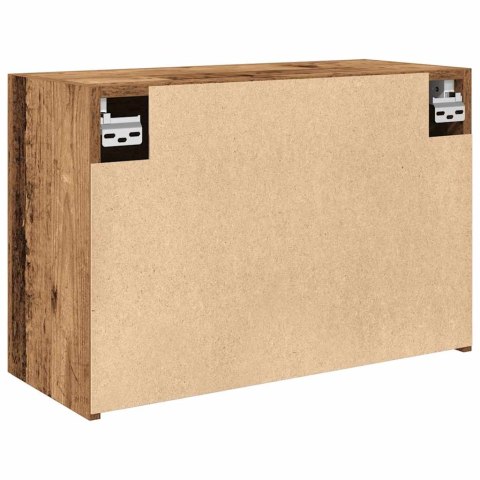 WISZĄCA SZAFKA ŁAZIENKOWA STARE DREWNO 60X25X40CM