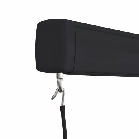 RĘCZNIE ZWIJANA MARKIZA KASETOWA 350X250CM NIEBIESKO-BIAŁA