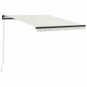 RĘCZNIE ZWIJANA MARKIZA Z LED 300X 250CM KREMOWA