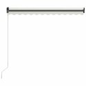 RĘCZNIE ZWIJANA MARKIZA Z LED 300X 250CM KREMOWA