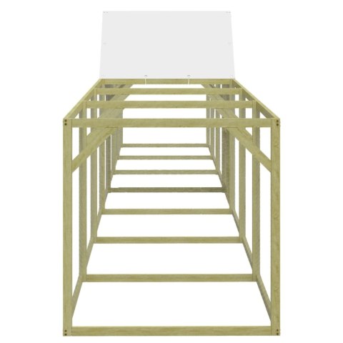 KLATKA DLA KURCZĄT 700X100X150CM IMPREGNOWANE DREWNO SOSNOWE