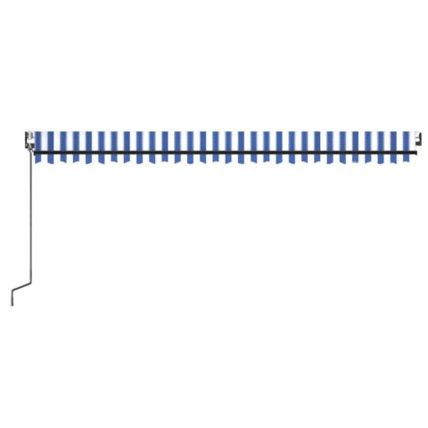 AUTOMATYCZNIE ZWIJANA MARKIZA LED I CZUJNIK WIATRU 500X300CM