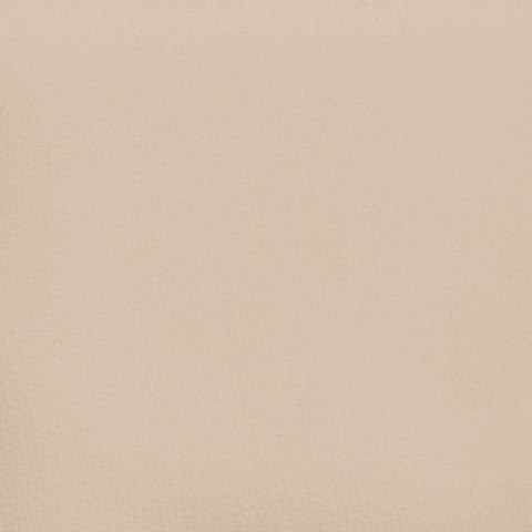 VidaXL Zagłówek uszak, cappuccino, 203x23x78/88 cm, sztuczna skóra