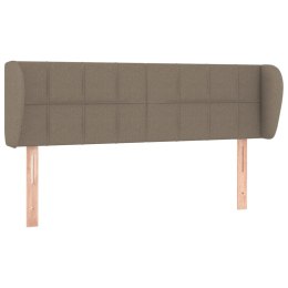 ZAGŁÓWEK USZAK TAUPE 147X23X78/88CM TKANINA