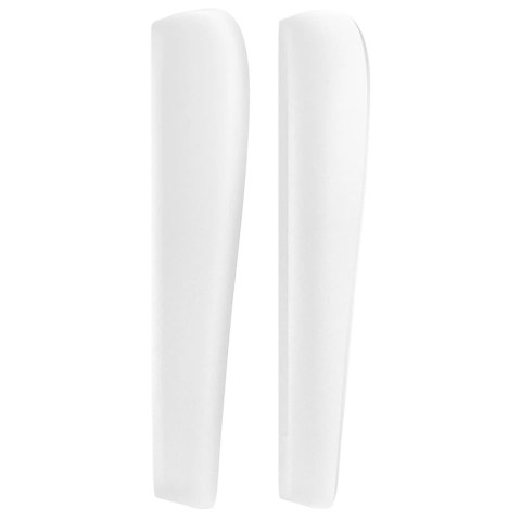 ZAGŁÓWEK USZAK BIAŁY 93X23X118/128CM SZTUCZNA SKÓRA