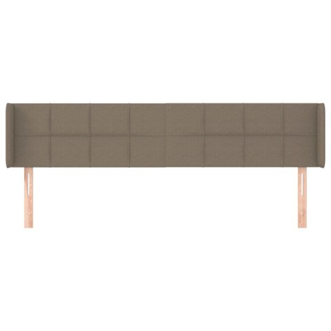 ZAGŁÓWEK USZAK TAUPE 183X16X78/88CM TKANINA