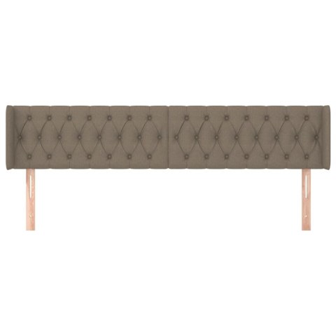 ZAGŁÓWEK USZAK TAUPE 183X16X78/88CM TKANINA