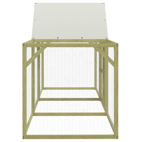KLATKA DLA KURCZĄT 300X100X150CM IMPREGNOWANE DREWNO SOSNOWE