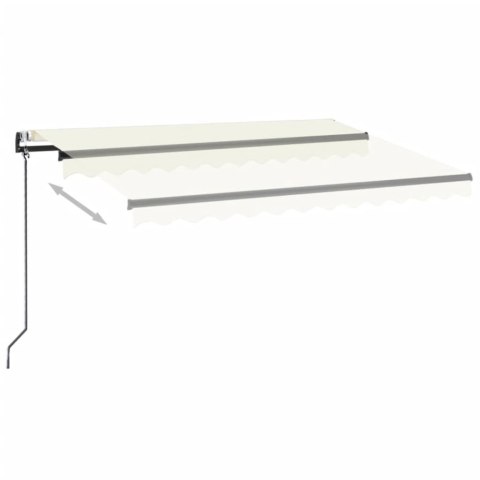 AUTOMATYCZNIE ZWIJANA MARKIZA 350X 250CM KREMOWA