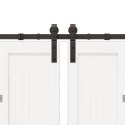 SYSTEM DO MONTAŻU DRZWI PRZESUWNYCH 400CM STAL CZARNY