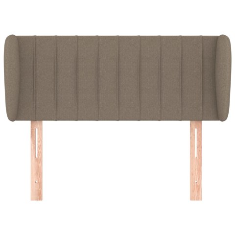 ZAGŁÓWEK USZAK TAUPE 103X23X78/88CM TKANINA