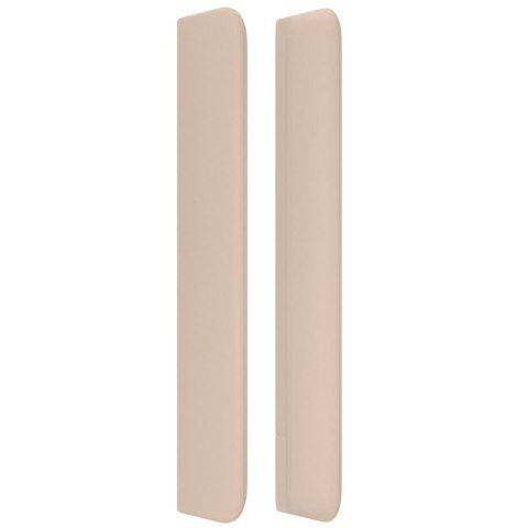 ZAGŁÓWEK USZAK CAPPUCCINO 103X16X118/128CM SZTUCZNA SKÓRA