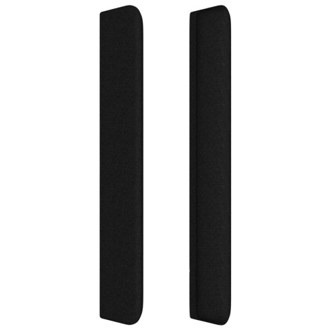 ZAGŁÓWEK USZAK CZARNY 103X16X118/128CM TKANINA