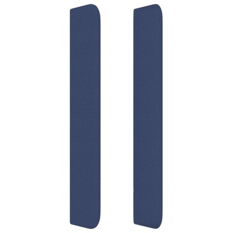 ZAGŁÓWEK USZAK NIEBIESKI 103X16X118/128CM TKANINA