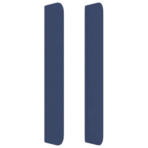 ZAGŁÓWEK USZAK NIEBIESKI 93X16X118/128CM TKANINA