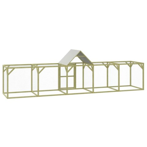 KLATKA DLA KURCZĄT 500X100X150CM IMPREGNOWANE DREWNO SOSNOWE