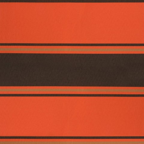 ZWIJANA MARKIZA POMARAŃCZ I BRĄZ 4X3M TKANINA I ALUMINIUM