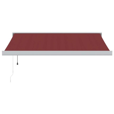 AUTOMATYCZNIE ZWIJANA MARKIZA BURGUNDOWA 350X250CM