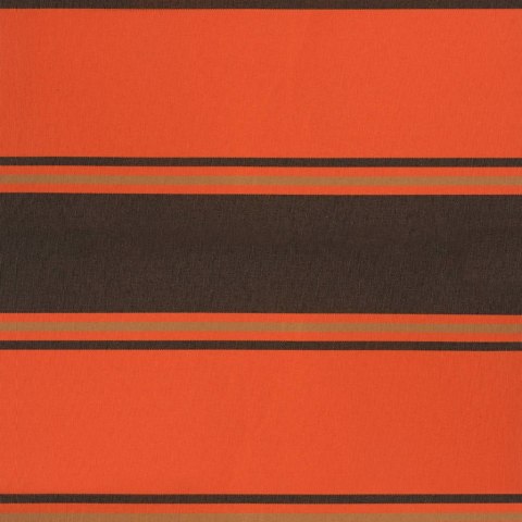 ZWIJANA MARKIZA POMARAŃCZ I BRĄZ 4X3M TKANINA I ALUMINIUM