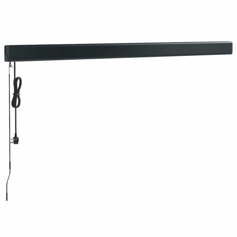 ZWIJANA MARKIZA POMARAŃCZ I BRĄZ 3,5X2,5M TKANINA I ALUMINIUM