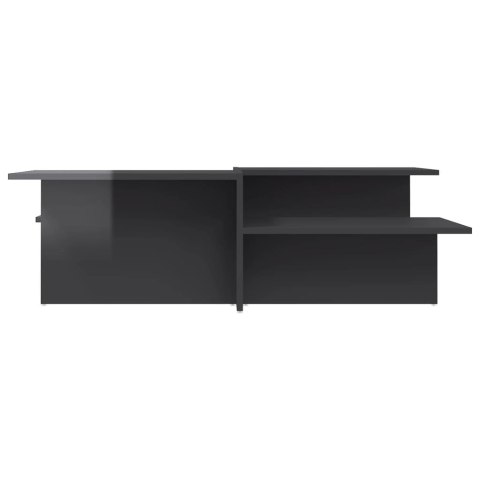 STOLIKI KAWOWE 2 SZT. SZARE POŁYSK