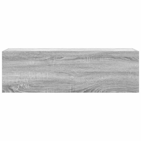 WISZĄCA SZAFKA ŁAZIENKOWA SZARY DĄB SONOMA 100X25X30CM