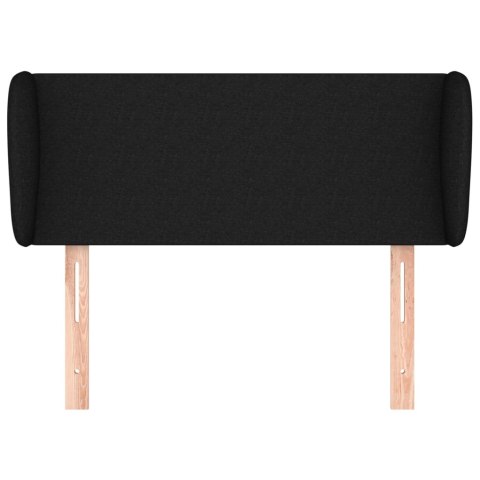 ZAGŁÓWEK USZAK CZARNY 83X23X78/88CM TKANINA