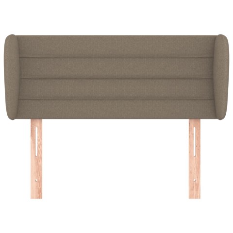 ZAGŁÓWEK USZAK TAUPE 93X23X78/88CM TKANINA