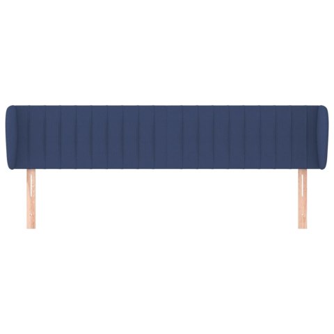 ZAGŁÓWEK USZAK NIEBIESKI 203X23X78/88CM TKANINA