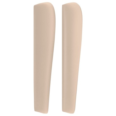 ZAGŁÓWEK USZAK CAPPUCCINO 93X23X118/128CM SZTUCZNA SKÓRA