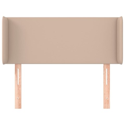 ZAGŁÓWEK USZAK CAPPUCCINO 103X16X78/88CM SZTUCZNA SKÓRA