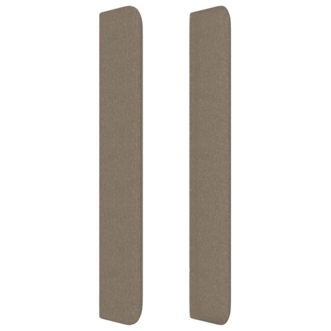 ZAGŁÓWEK USZAK TAUPE 103X16X118/128CM TKANINA