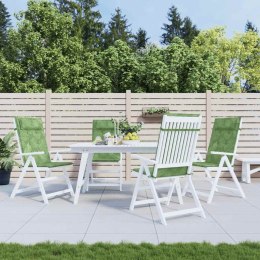 PODUSZKI NA KRZESŁA Z WYSOKIM OPARCIEM 4 SZT. WZÓR W LIŚCIE