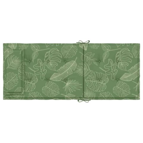 PODUSZKI NA KRZESŁA Z WYSOKIM OPARCIEM 4 SZT. WZÓR W LIŚCIE