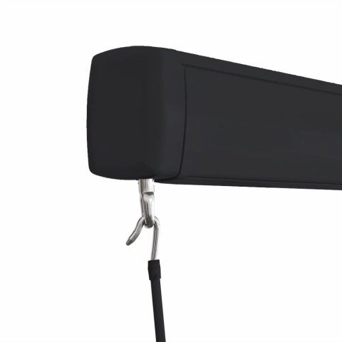 RĘCZNIE ZWIJANA MARKIZA KASETOWA 450X 300CM NIEBIESKO-BIAŁA