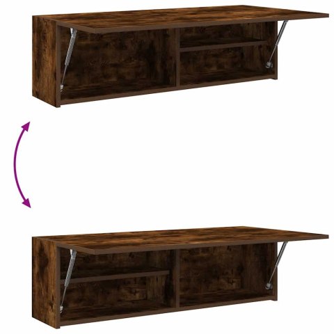 WISZĄCA SZAFKA ŁAZIENKOWA PRZYDYMIONY DĄB 100X25X30CM