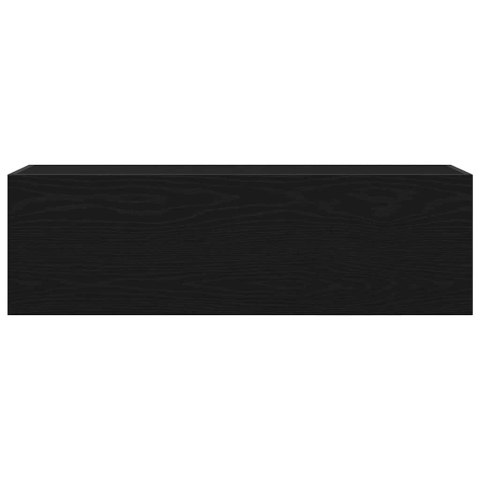 WISZĄCA SZAFKA ŁAZIENKOWA CZARNA 100X25X30CM