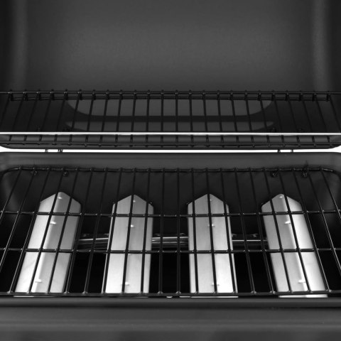 GRILL GAZOWY Z 4 PALNIKAMI CZARNY