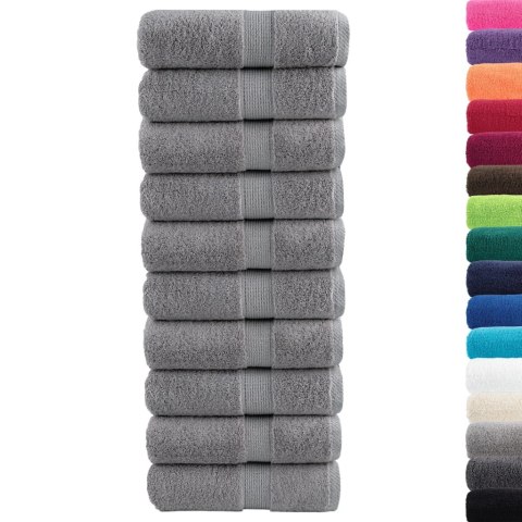 RĘCZNICZKI PREMIUM SOLUND 10 SZT. SZARE 30X50CM
