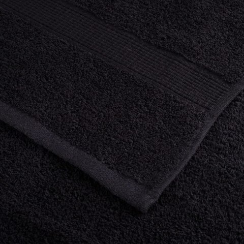RĘCZNIKI PREMIUM SOLUND 2 SZT. CZARNE 50X100CM 600 G/CM²