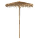 PARASOL TIKI Z BALDACHIMEM Z LIŚCI BANANOWCA 180CM BAMBUS