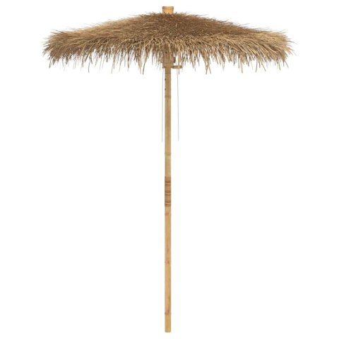 PARASOL TIKI Z BALDACHIMEM Z LIŚCI BANANOWCA 180CM BAMBUS