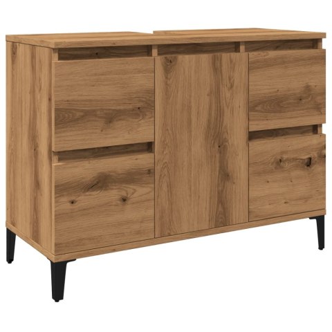SZAFKA POD UMYWALKĘ DĄB ARTISAN 80X33X60CM