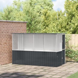 WOLIERA PTASZARNIA KLATKA DLA PTAKÓW 215X78X200CM STAL OCYNKOWANA