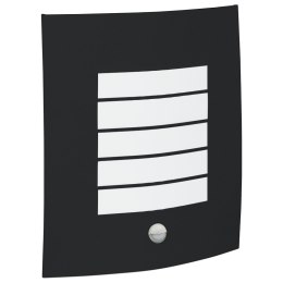 KINKIET ZEWNĘTRZNY Z CZUJNIKIEM 2 SZT. CZARNY STAL NIERDZEWNA IP44