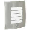 LAMPA ŚCIENNA Z CZUJNIKIEM 2 SZT. SREBRNA STAL NIERDZEWNA IP44