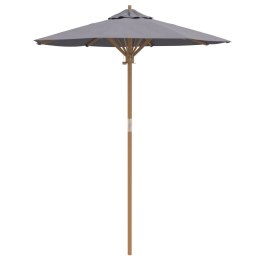 PARASOL OGRODOWY CIEMNOSZARY 180X230CM Z BAMBUSA
