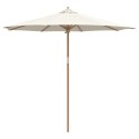 PARASOL OGRODOWY KREMOWY 270X260CM BAMBOO